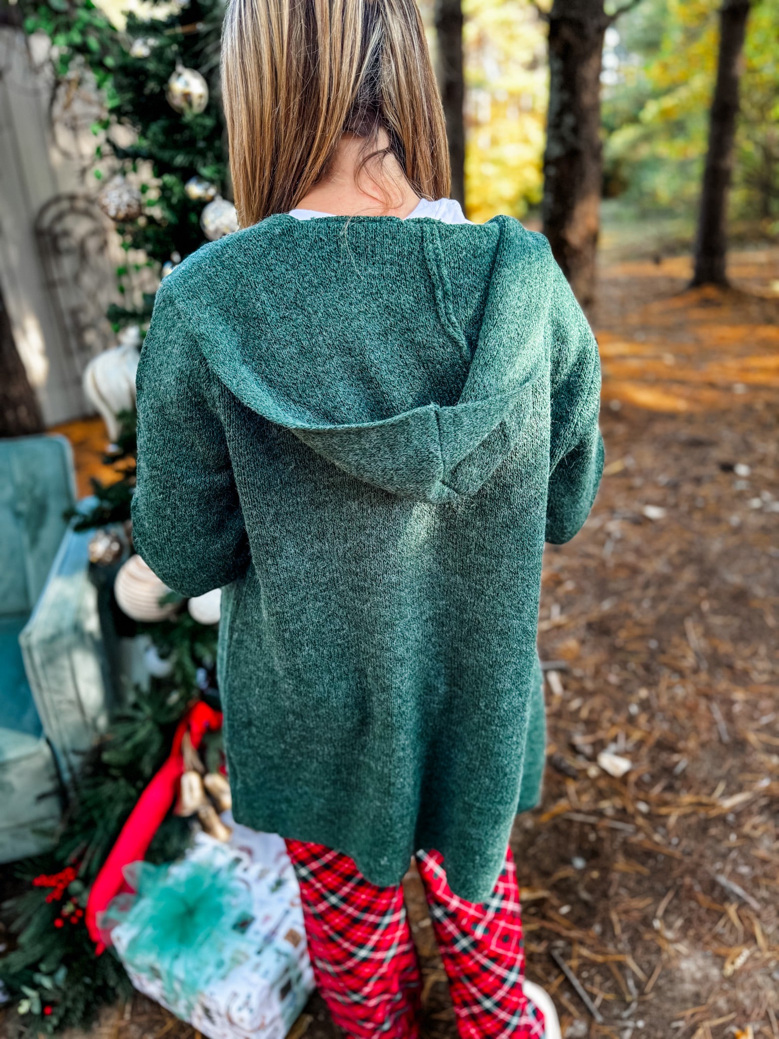 Snuggle Season Cardi - Green