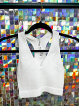 Twist & Shout Tank Top - White FINAL SALE