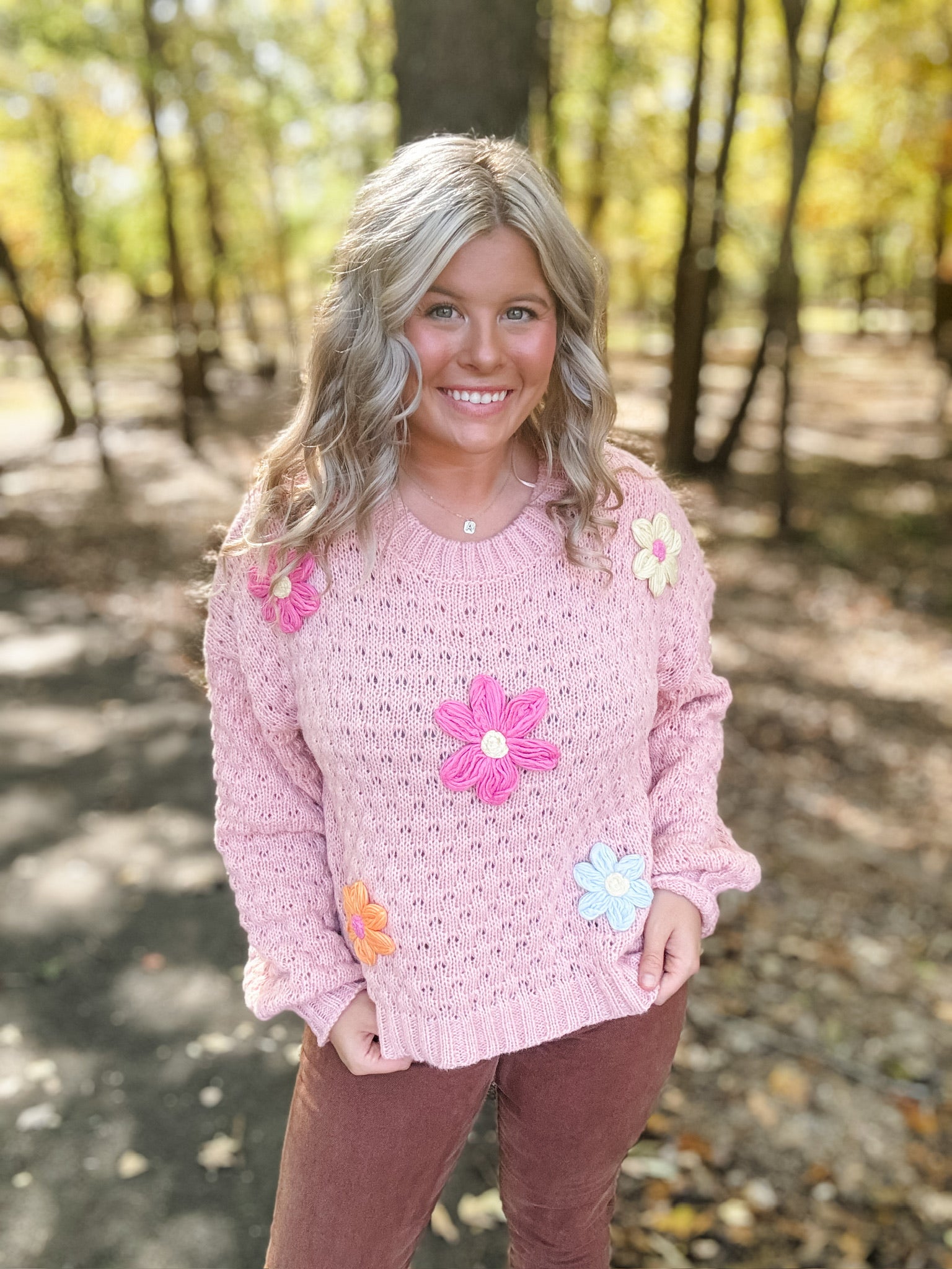 Blush Blossom Sweater