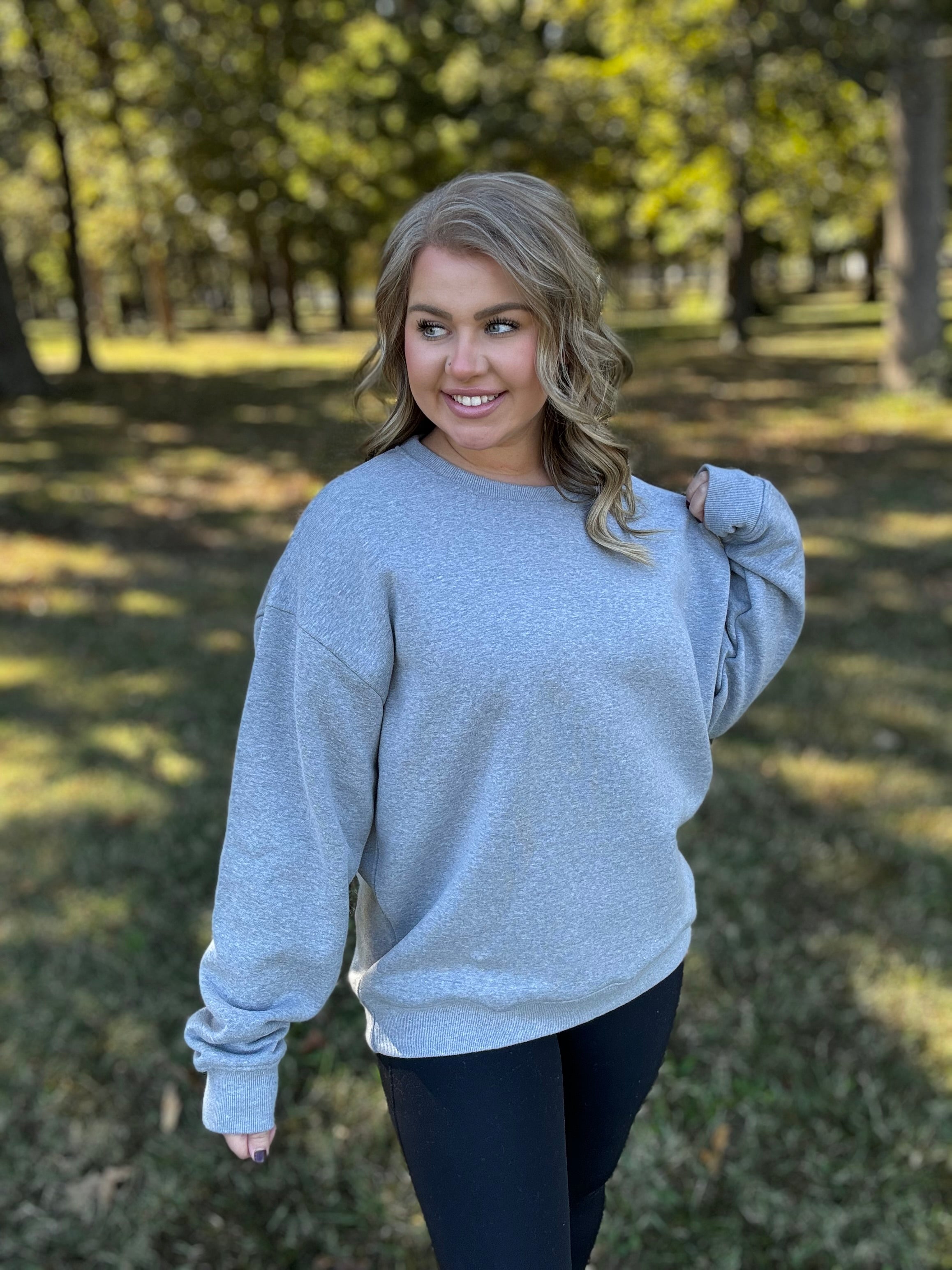 Ultimate Cozy Sweatshirt - Grey