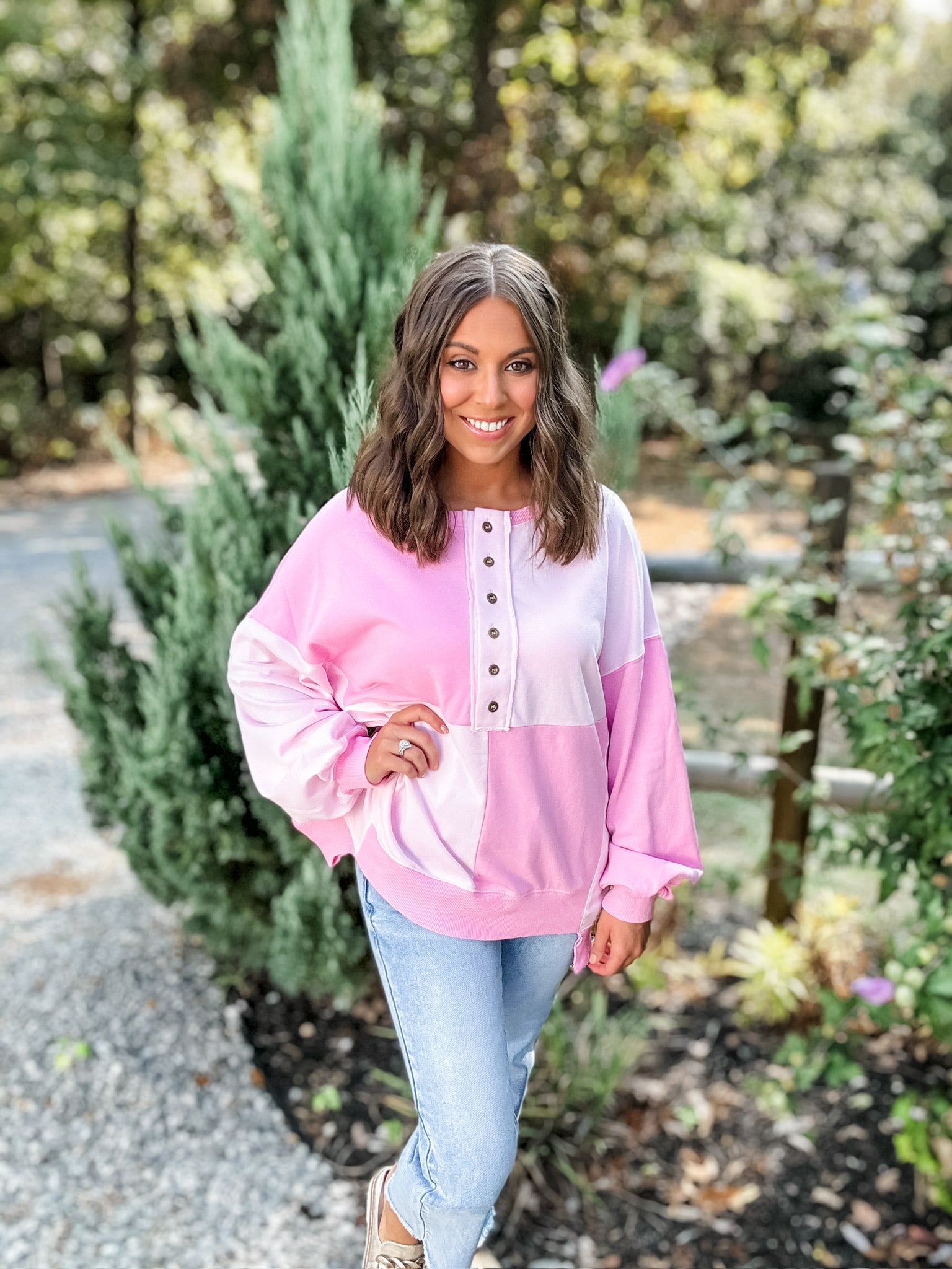 Fancy Color Block Sweatshirt