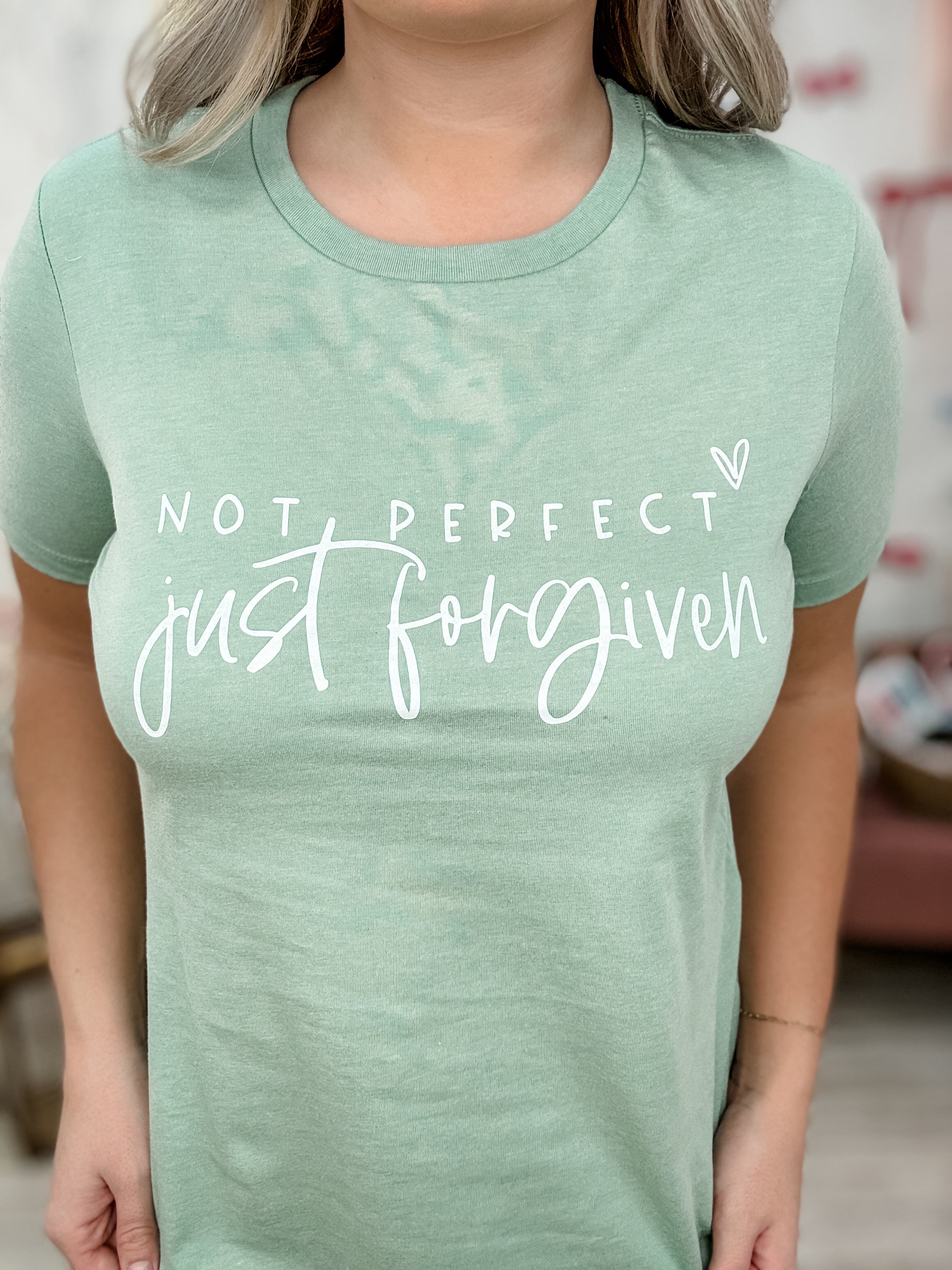 Not Perfect Just Forgiven Graphic Tee