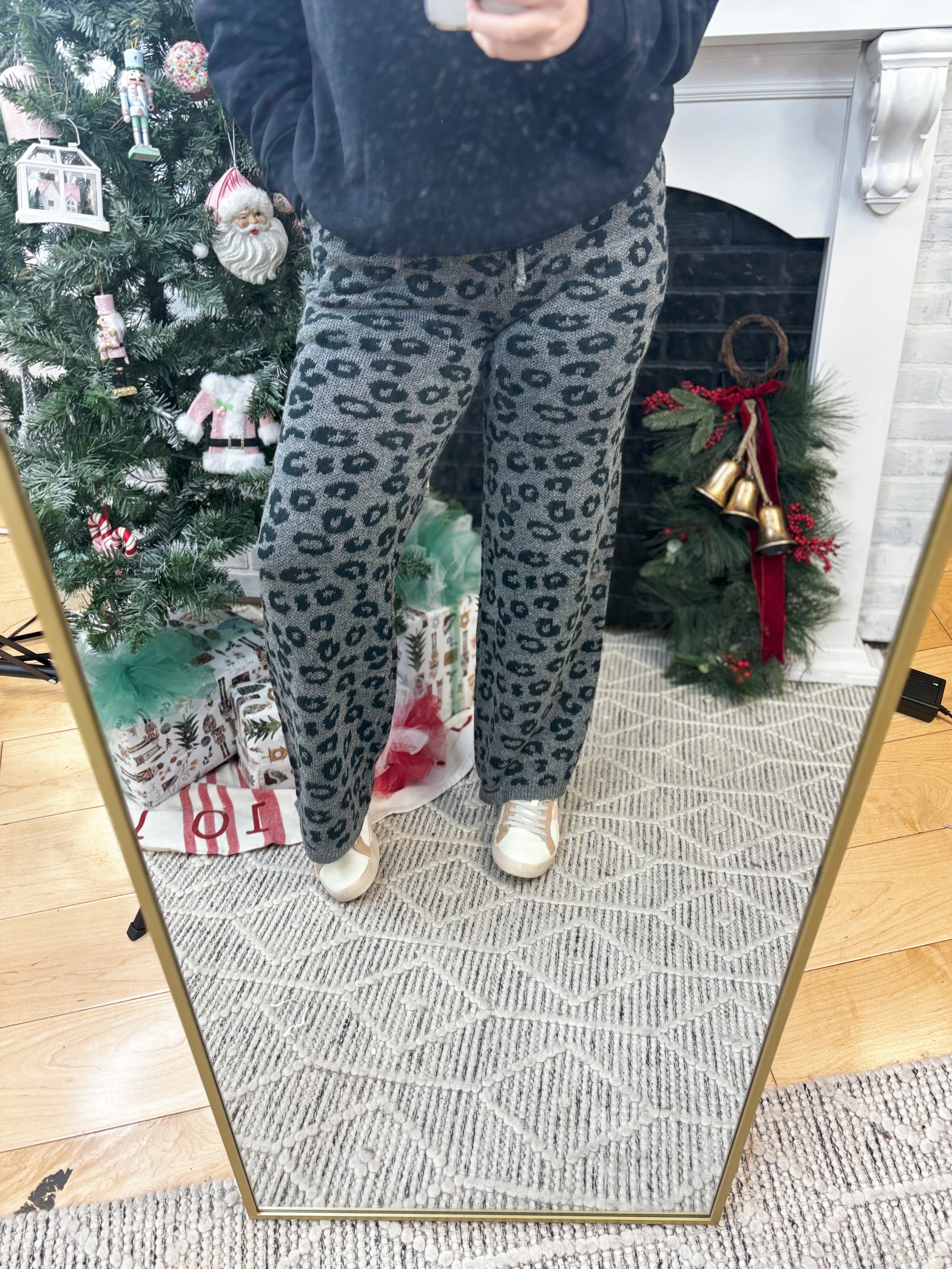 Cheetah Chic Pants - Gray DOORBUSTER