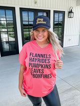 Flannels & Hayrides Graphic Tee