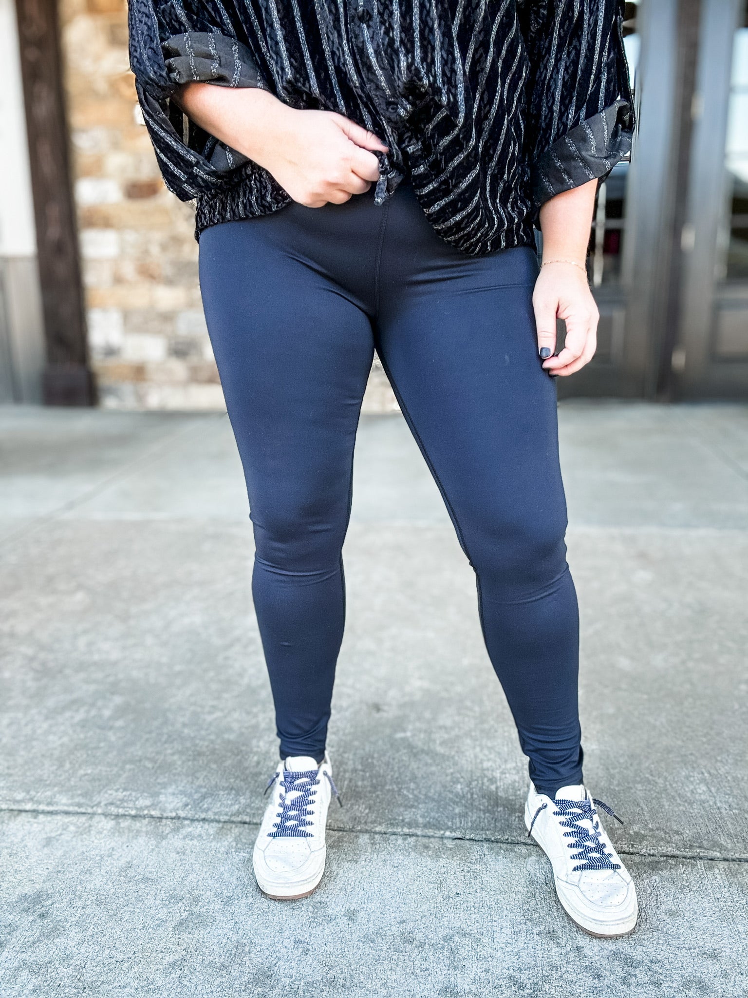 Crossover Comfort Legging - Black