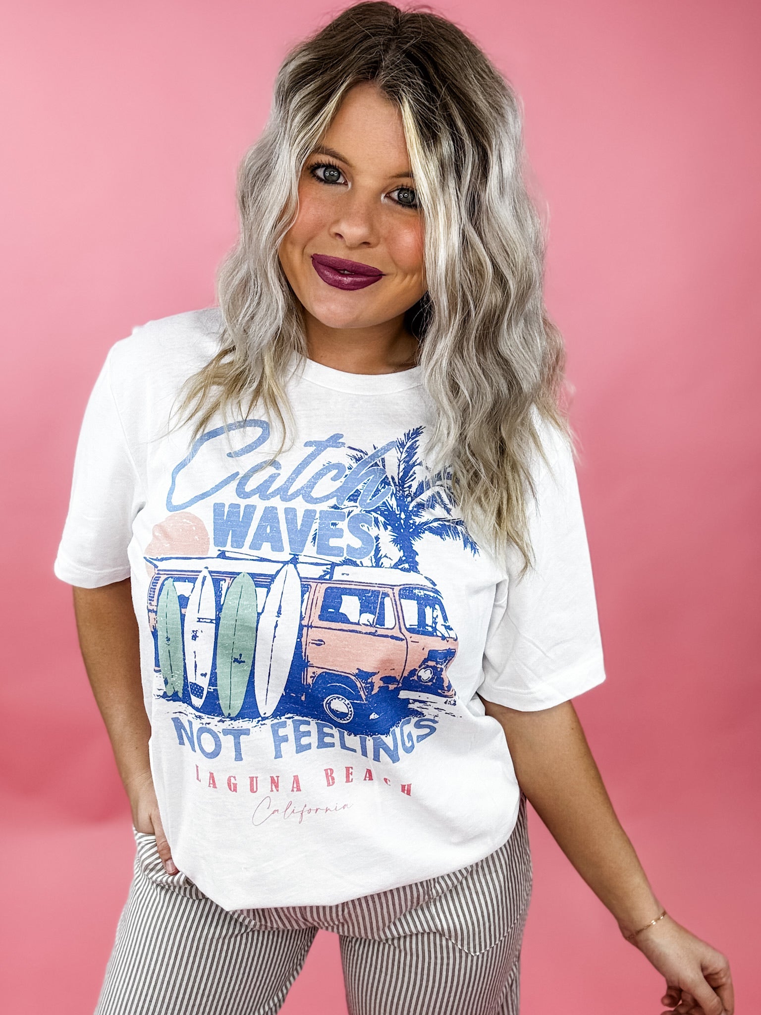 Catch Waves Graphic Tee