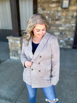 Mindful Moments Blazer - Mocha