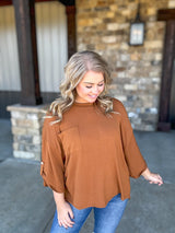 Chicago Chic Top - Chestnut