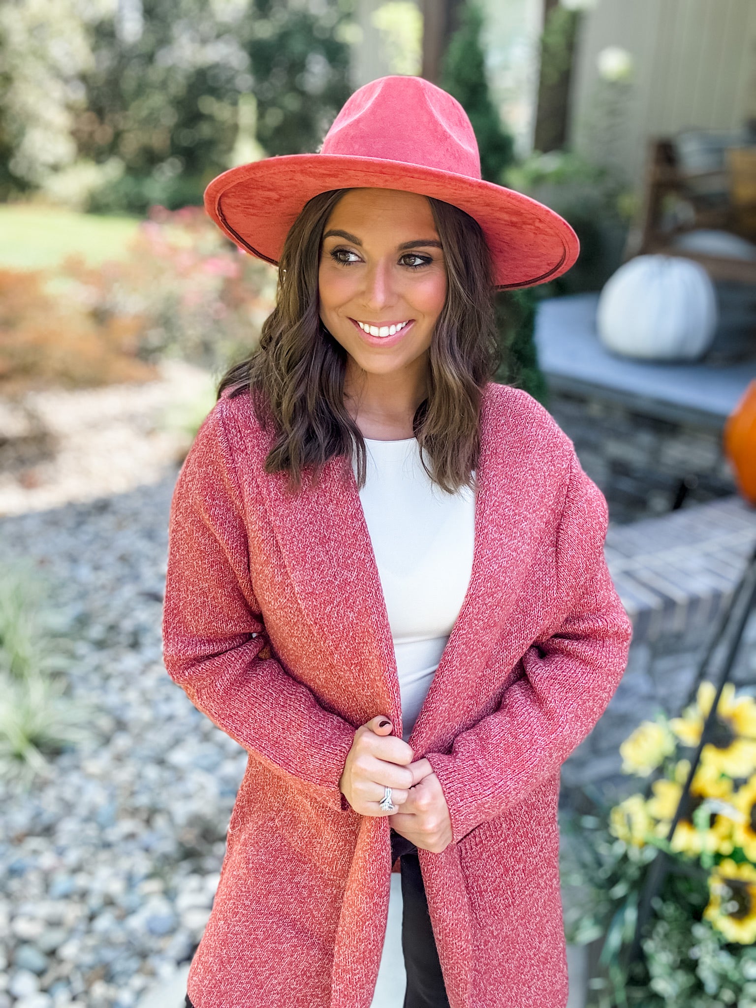 Snuggle Season Cardi - Rust FINAL SALE