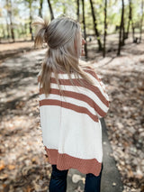 Soft Stripes Cardi