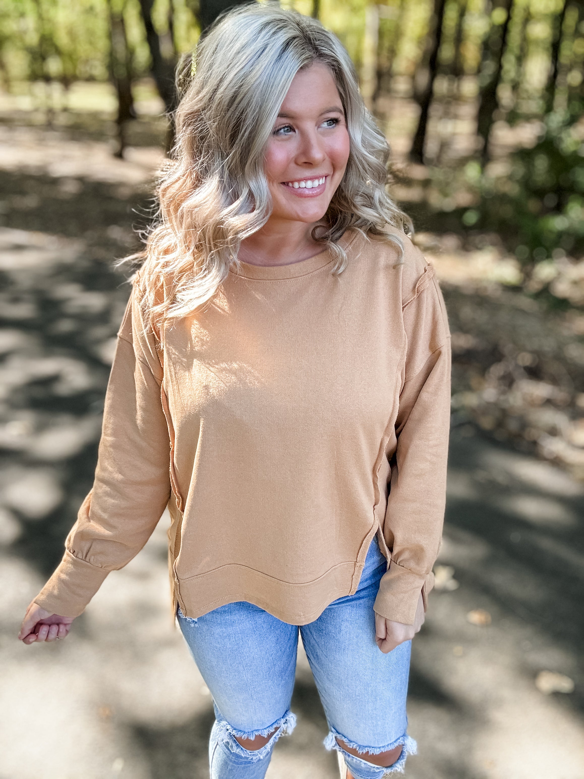 Raw Appeal Top - Sand FINAL SALE