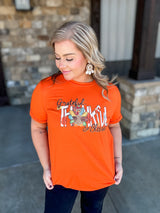 Grateful, Thankful, & Blessed Graphic Tee