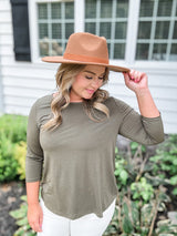 Harvest Haven Top - Olive