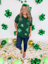 Sequin Clover Tee