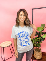 She Is Clothed Graphic Tee