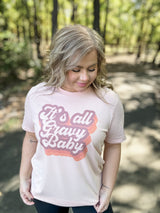 It's All Gravy Baby Retro Thanksgiving Tee FINAL SALE