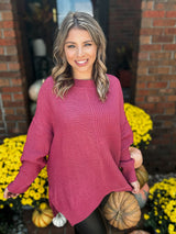 Memory Lane Sweater - Marsala