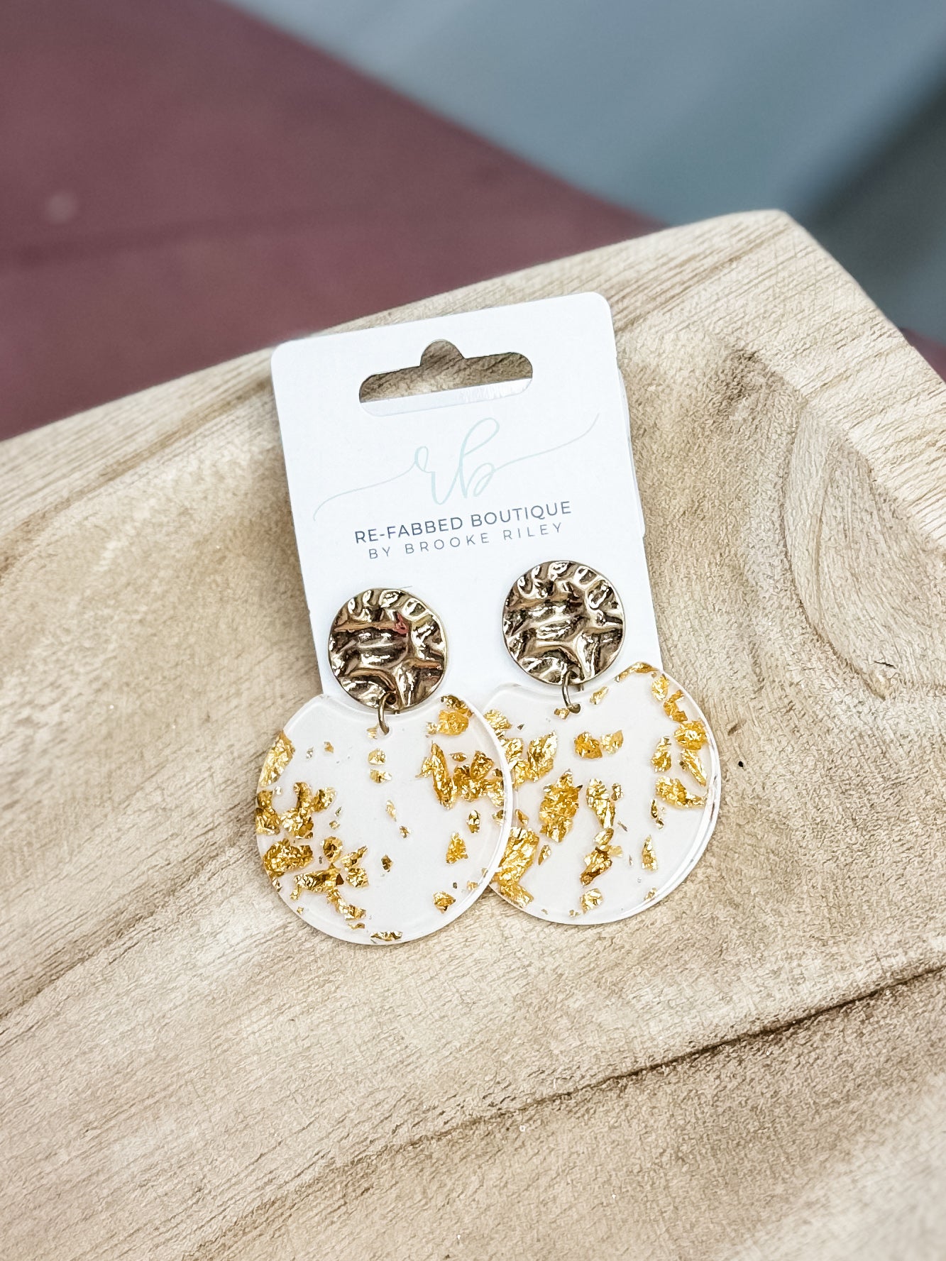 Frosty Dazzle Earrings - White