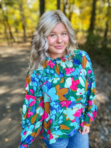 Ruffled Blossom Top FINAL SALE