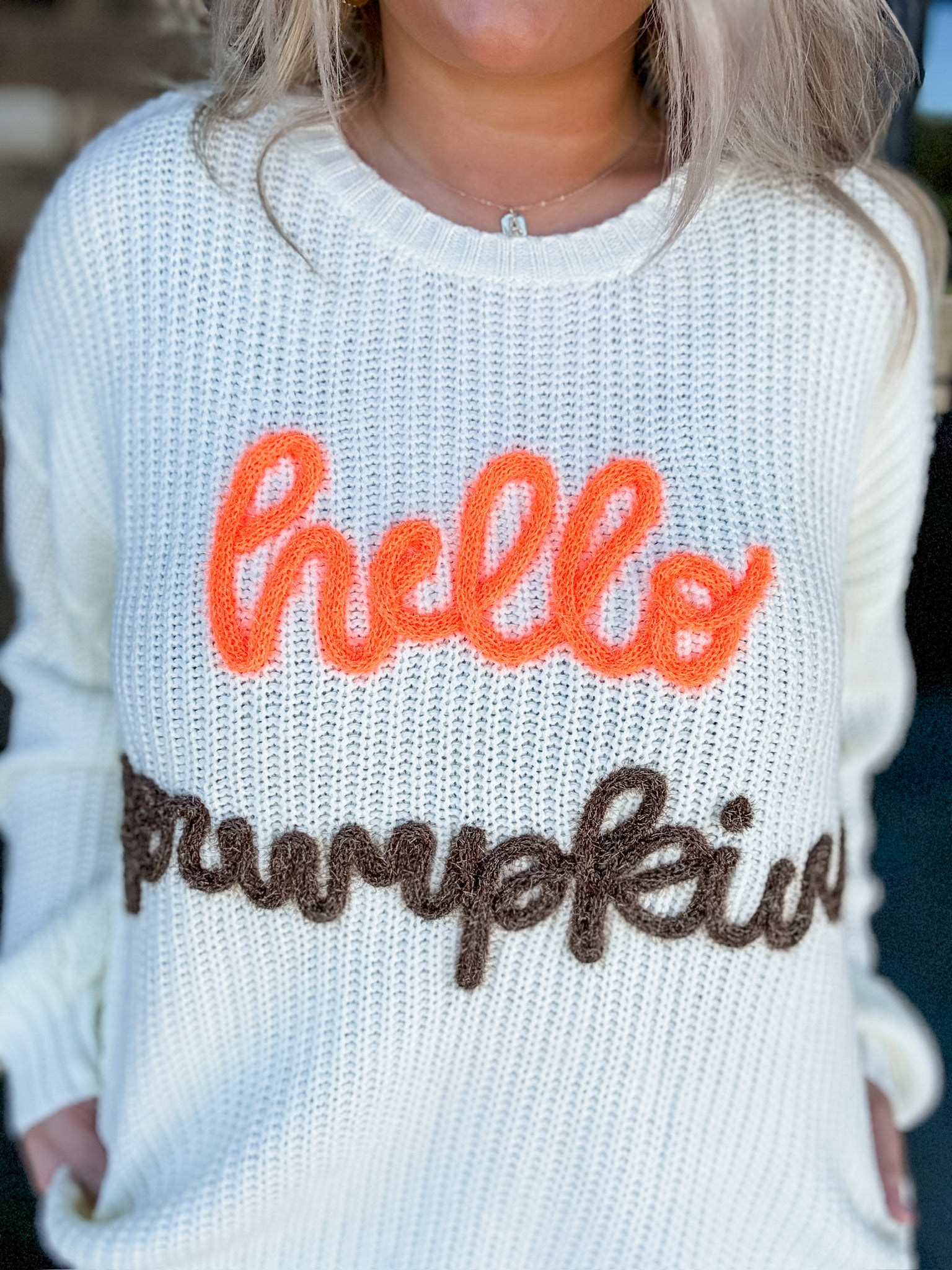 Hello Pumpkin sweater