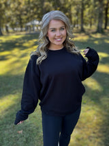 Ultimate Cozy Sweatshirt - Black FINAL SALE