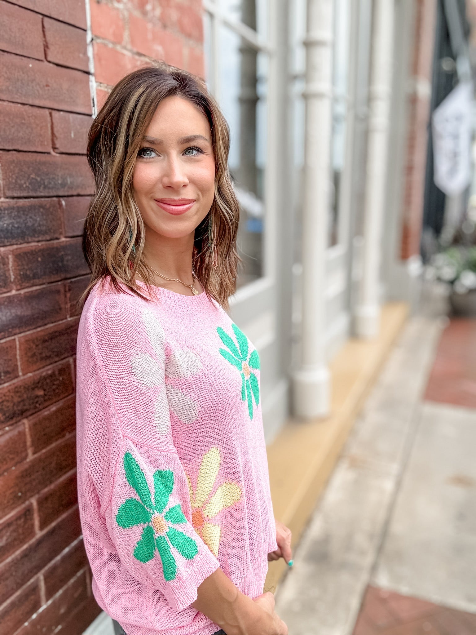 Hidden Garden Sweater Top