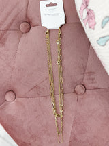 Endless Loop Necklace - Gold