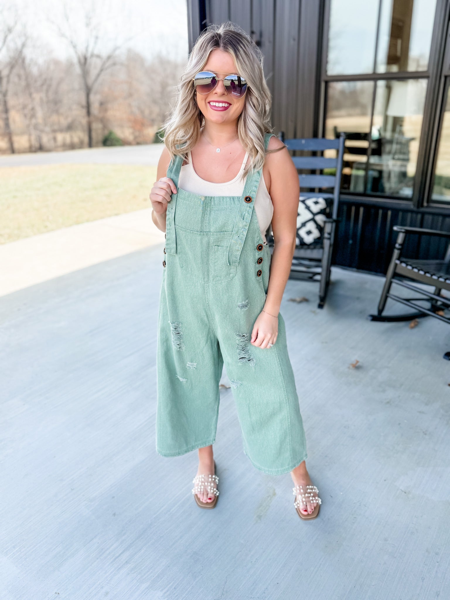 Stonewash Overalls