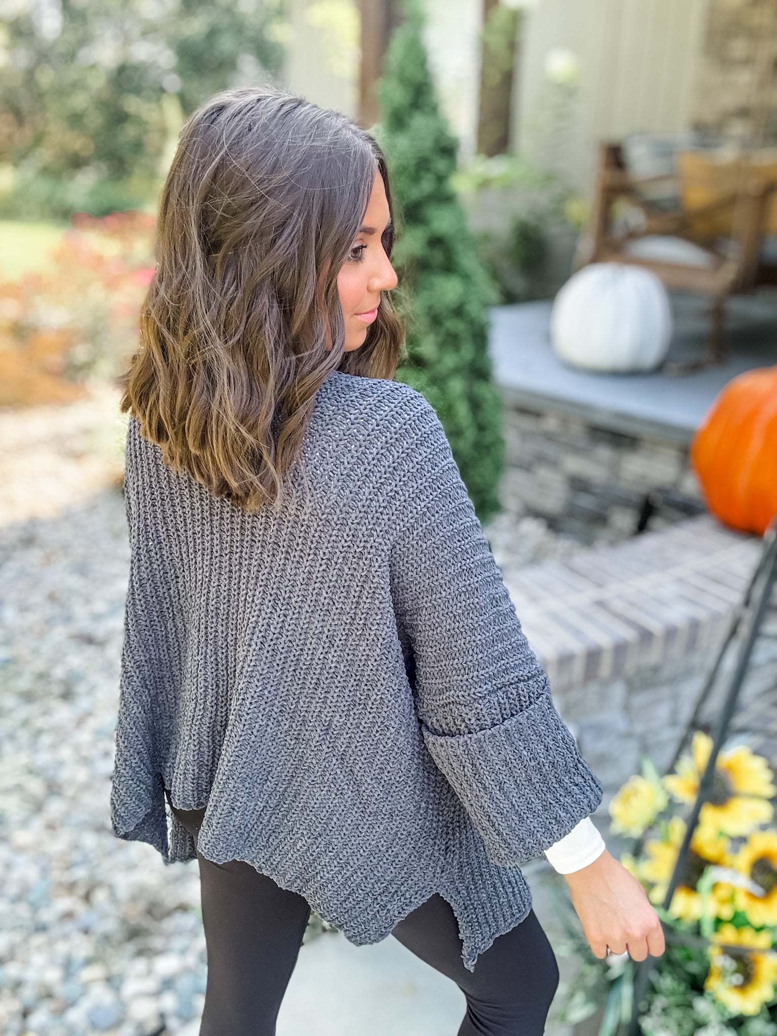 Sweater Weather Cardi - Charcoal FINAL SALE