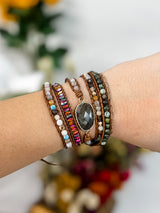 Healing Stone Wrap Bracelet - Multi