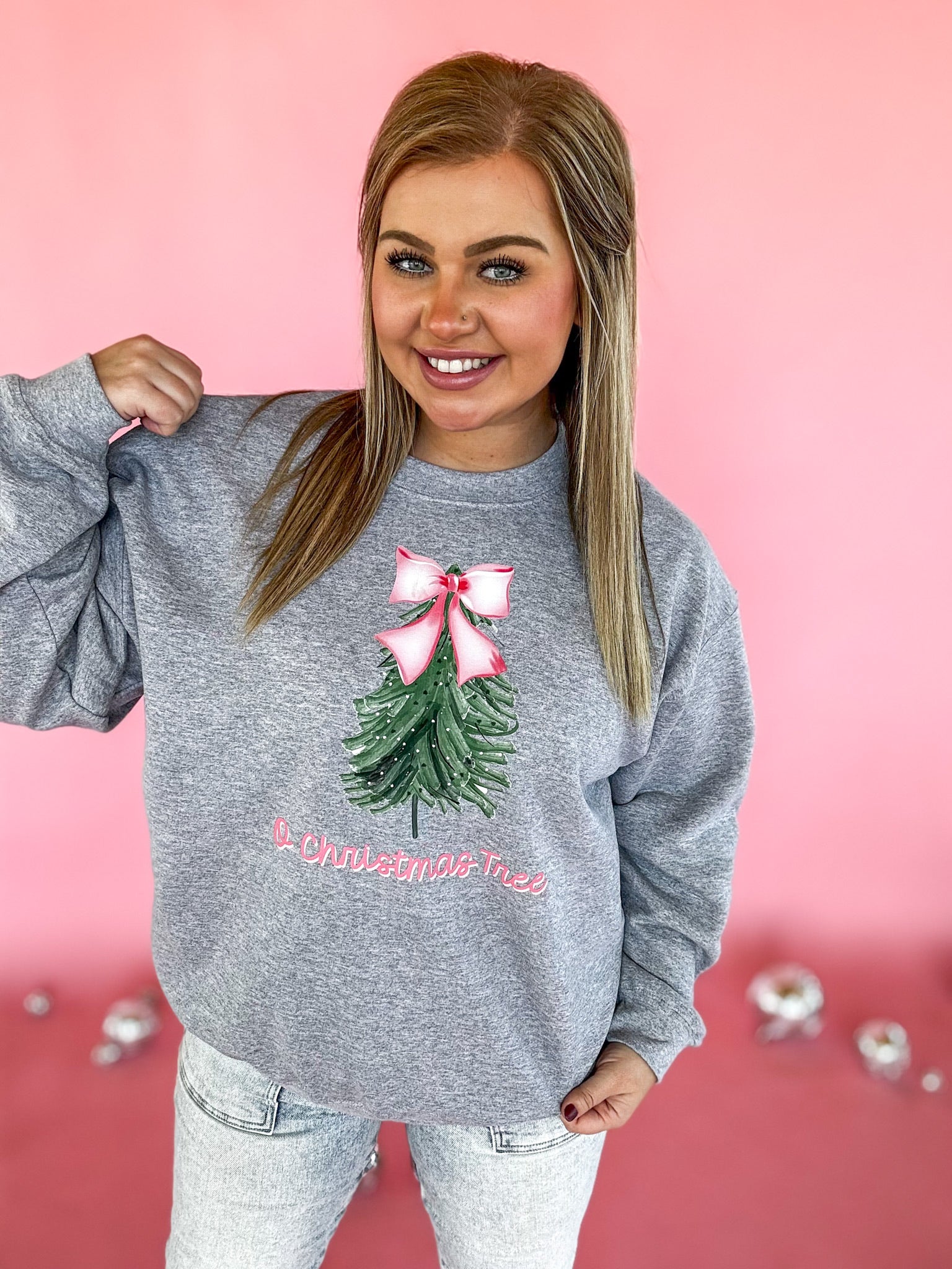 O Christmas Tree Graphic Sweatshirt