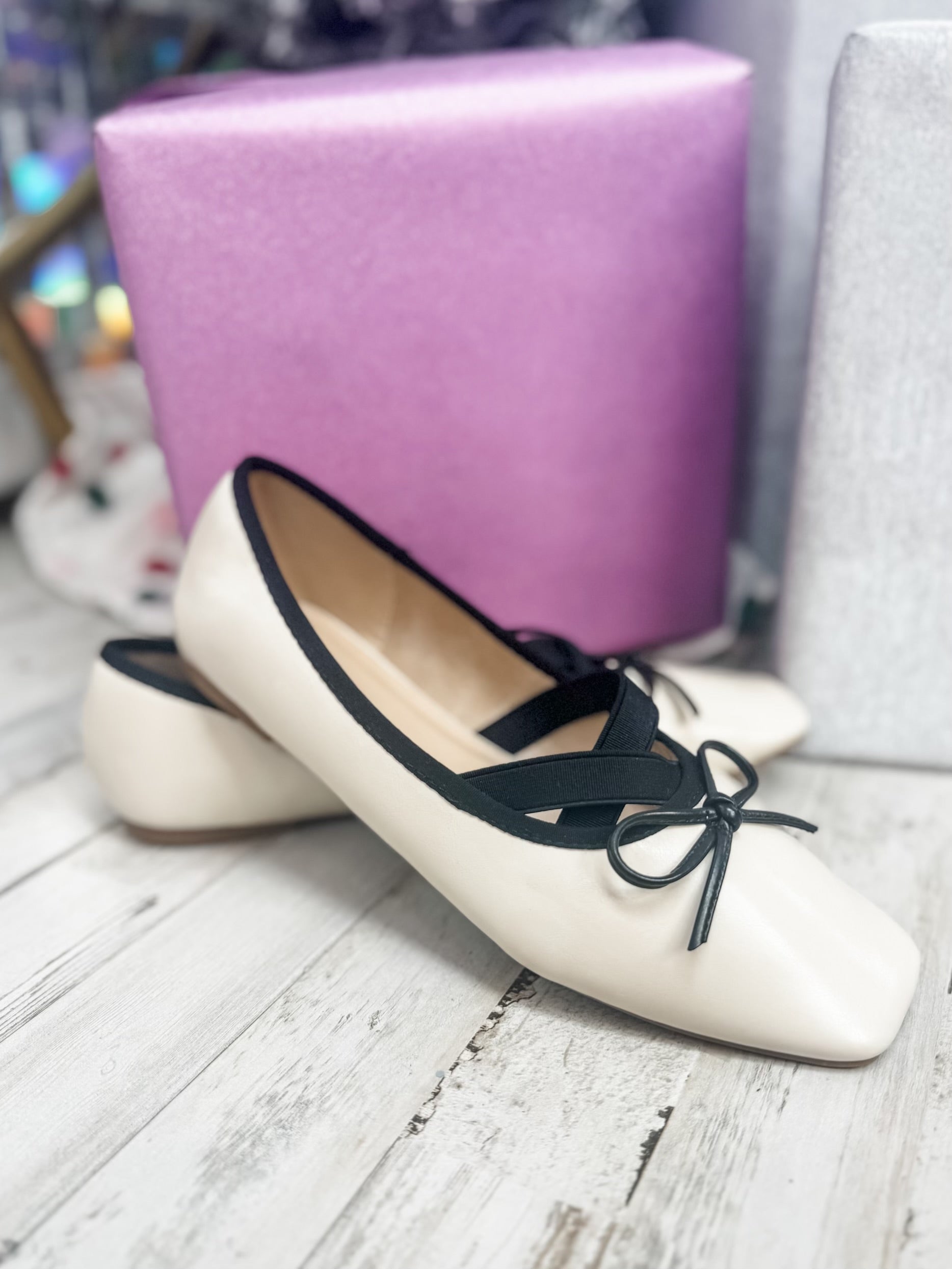 Misha Flats - Ivory FINAL SALE