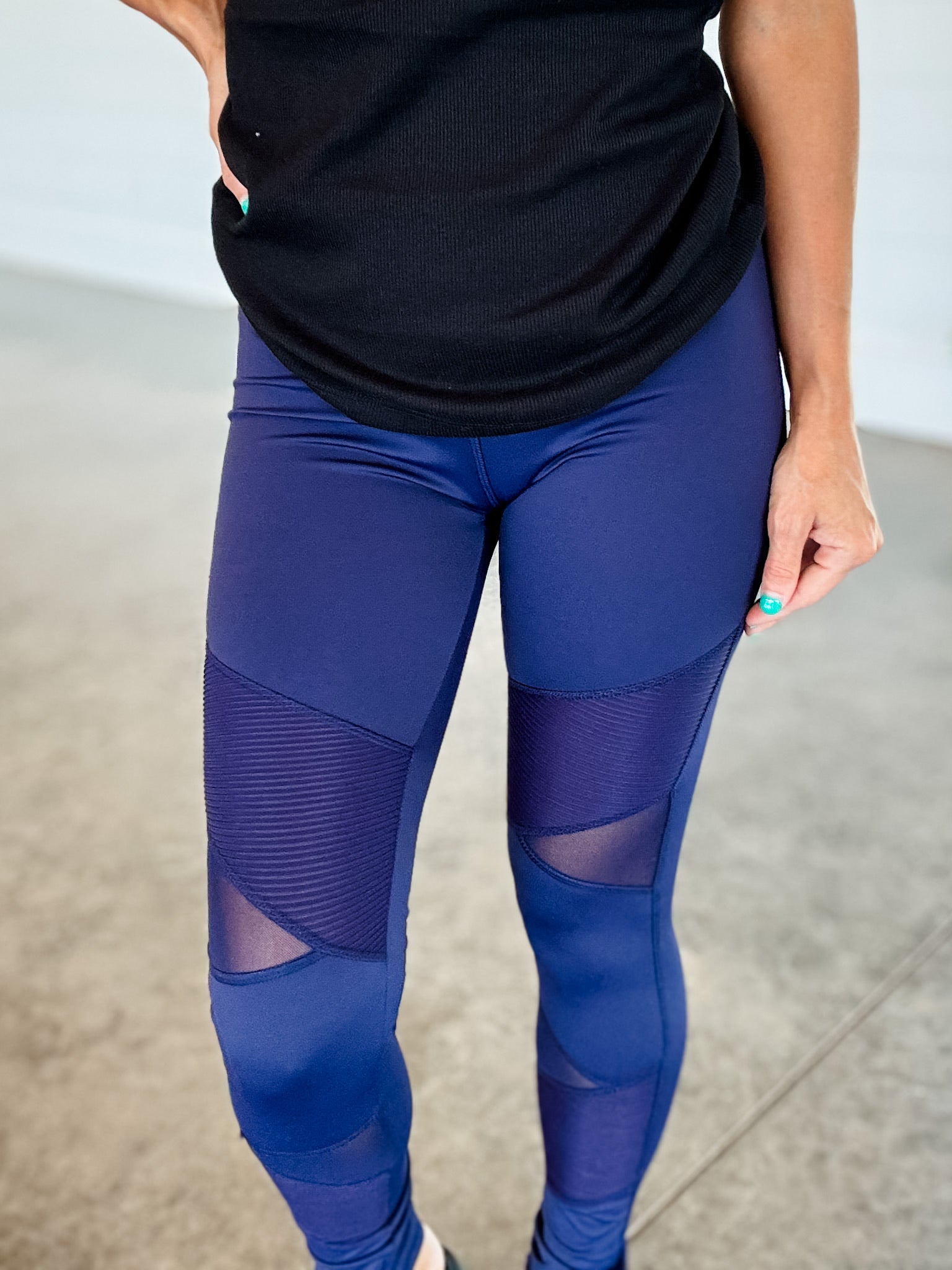 Work It Out Legging - Navy FINAL SALE