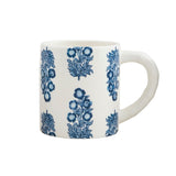 Mud Pie Blue & White Floral Mug