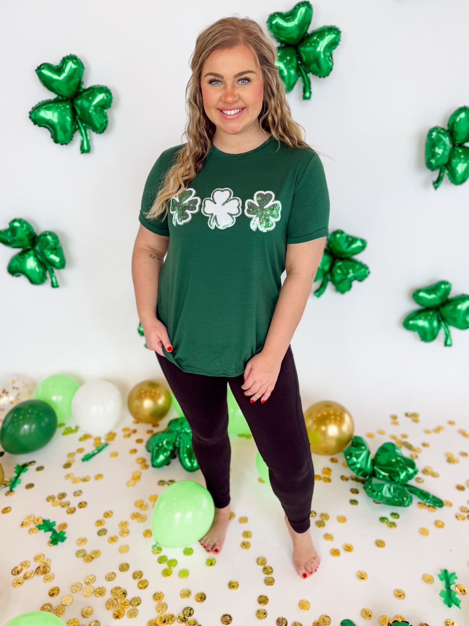 St. Patty's Sequin Tee