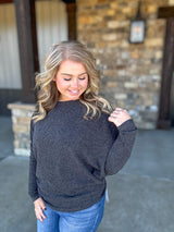 Comfy Core Top - Charcoal