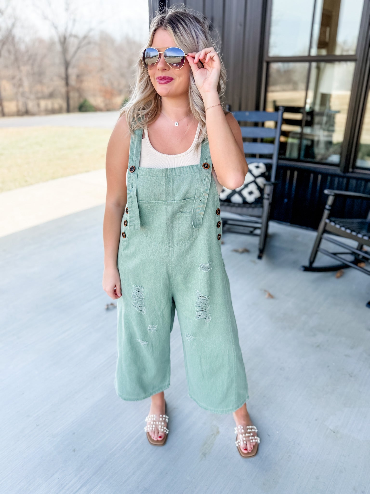 Stonewash Overalls