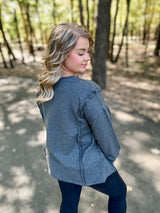 Raw Appeal Top - Charcoal FINAL SALE