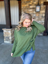 Casual Vibe Top - Olive