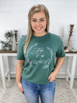 Joy To The World Graphic Tee FINAL SALE