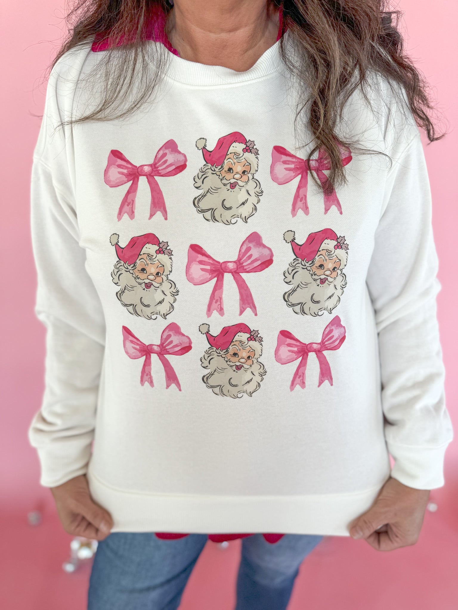 Jolly Bow Sweatshirt FINAL SALE