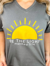 BE THE LIGHT Graphic Tee FINAL SALE