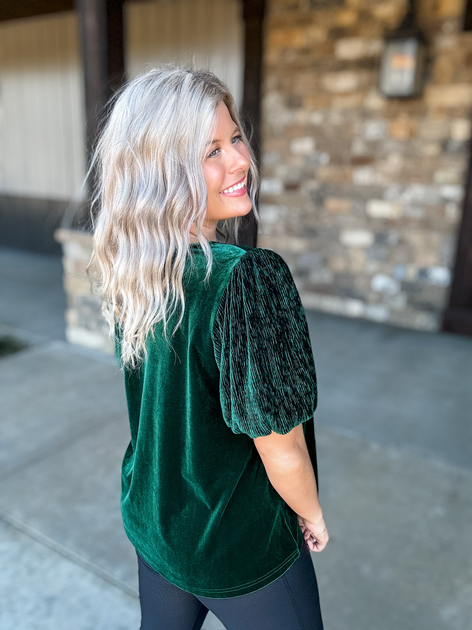 Fall Feels Top - Green