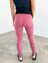 Try To Catch Up Legging - Mauve