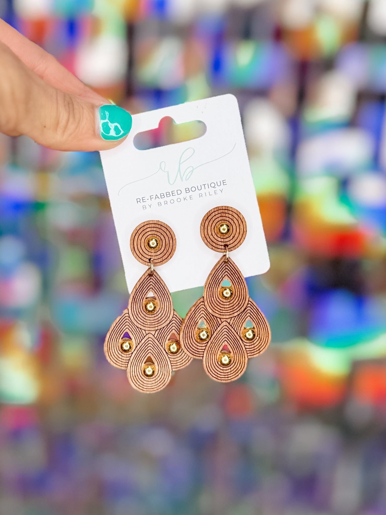 Cinnamon Sunset Earring