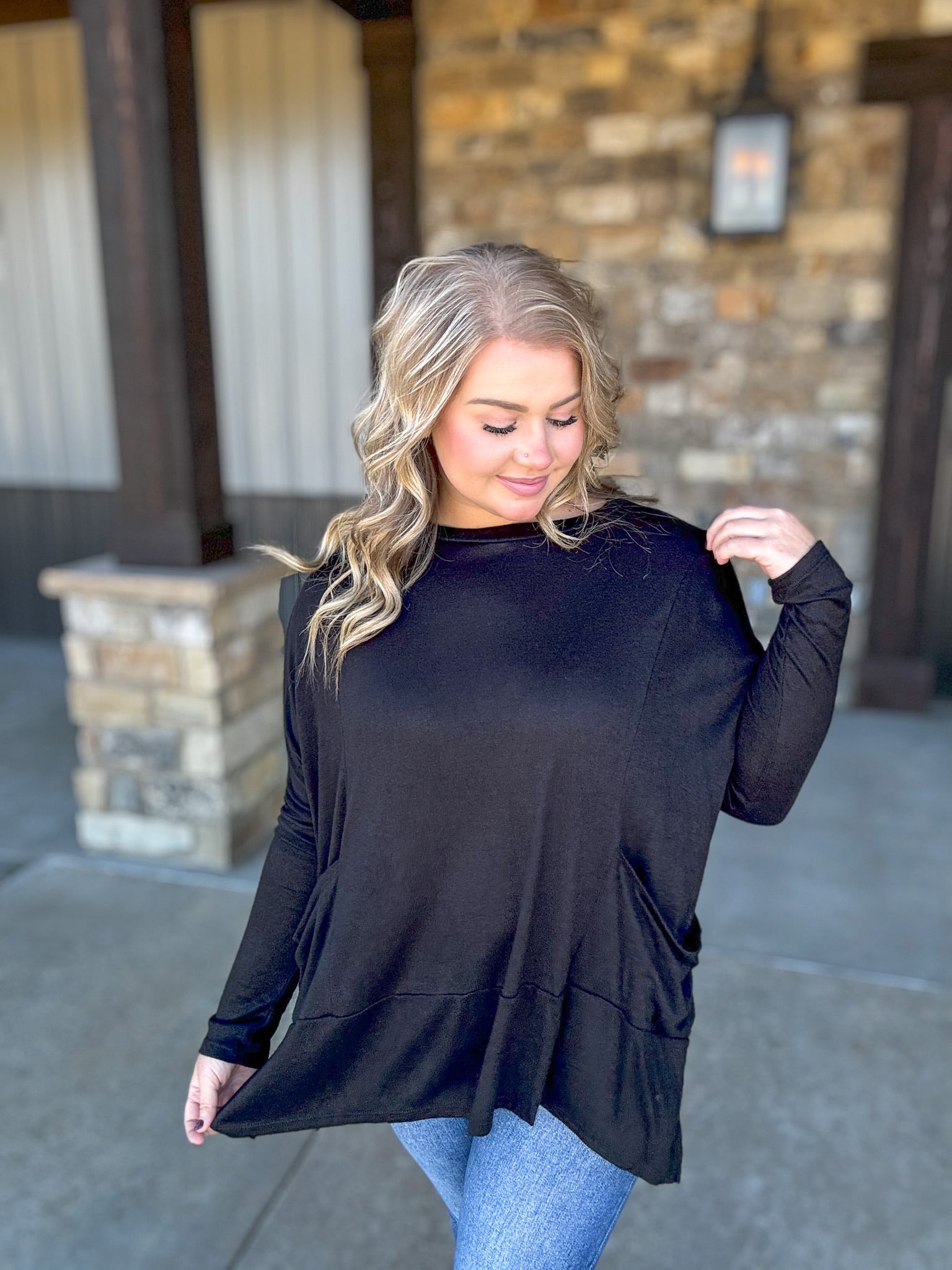 Casual Vibe Top - Black