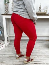 Daisy Dawn Jeans - Red