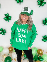 Happy Go Lucky Graphic Sweatshirt FINAL SALE