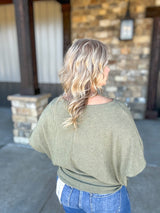 Comfy Core Top - Olive