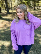 Flower Power Top - Purple